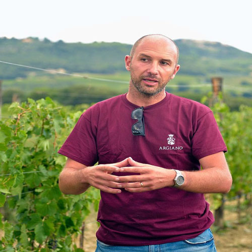 Maze Row Wine Producer Francesco Monari.