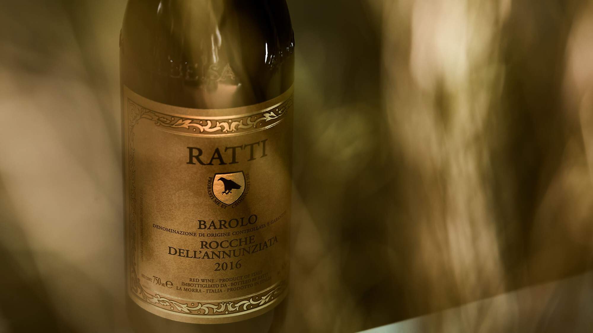 Ratti red wine.