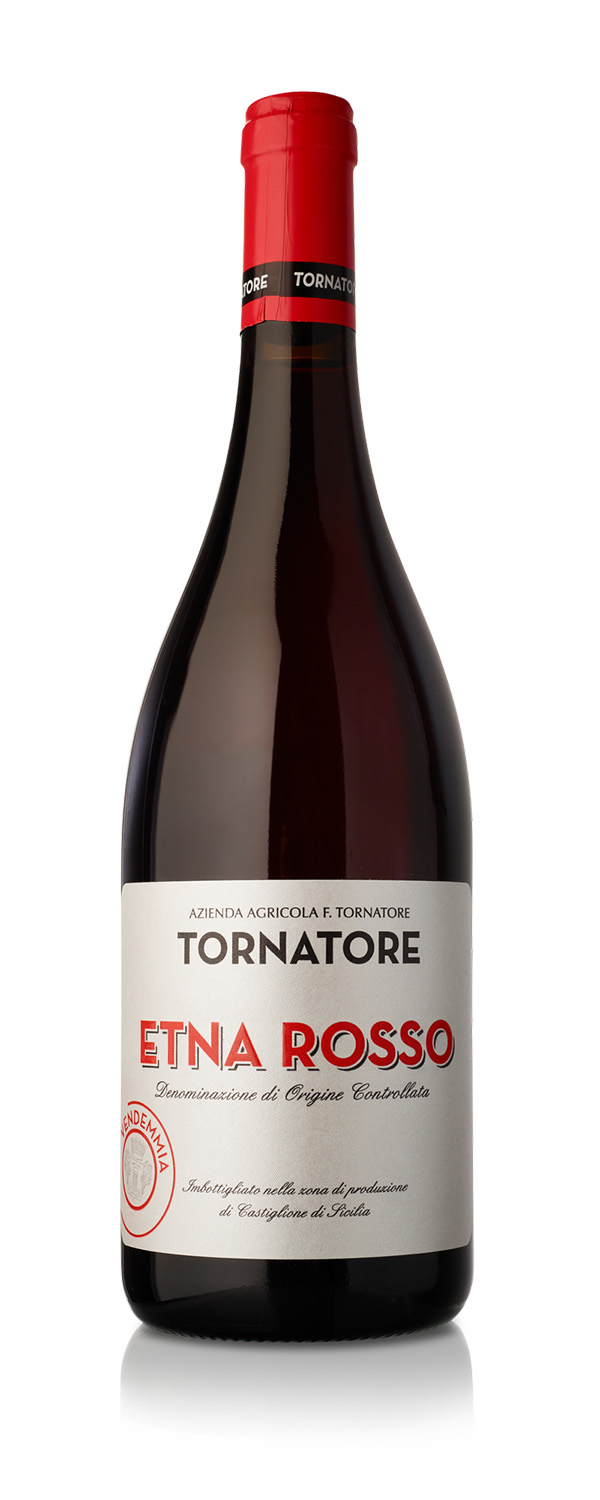 Tornatore Etna Rosso DOC wine.