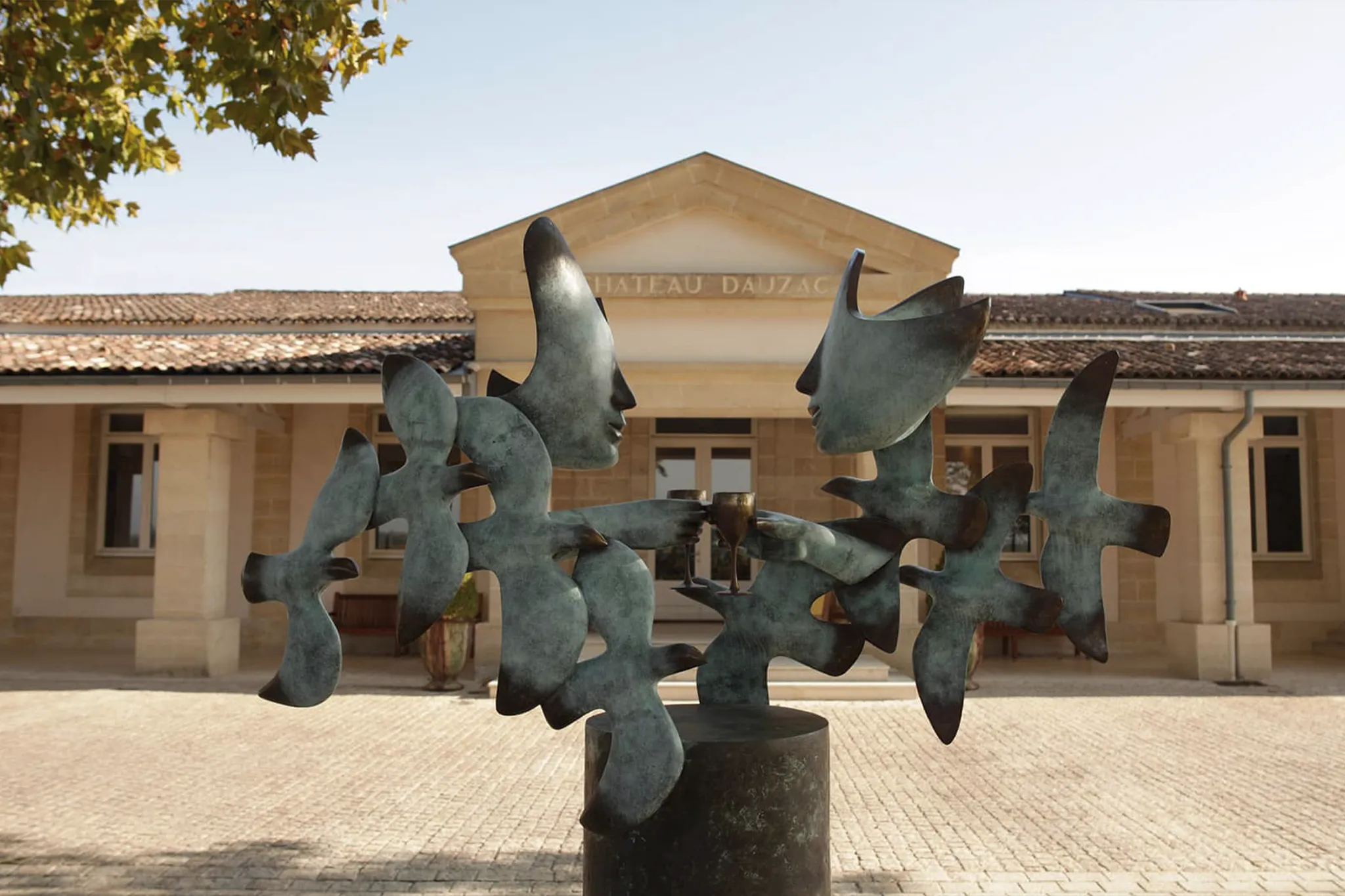 Art sculpture at Chateau Dauzac