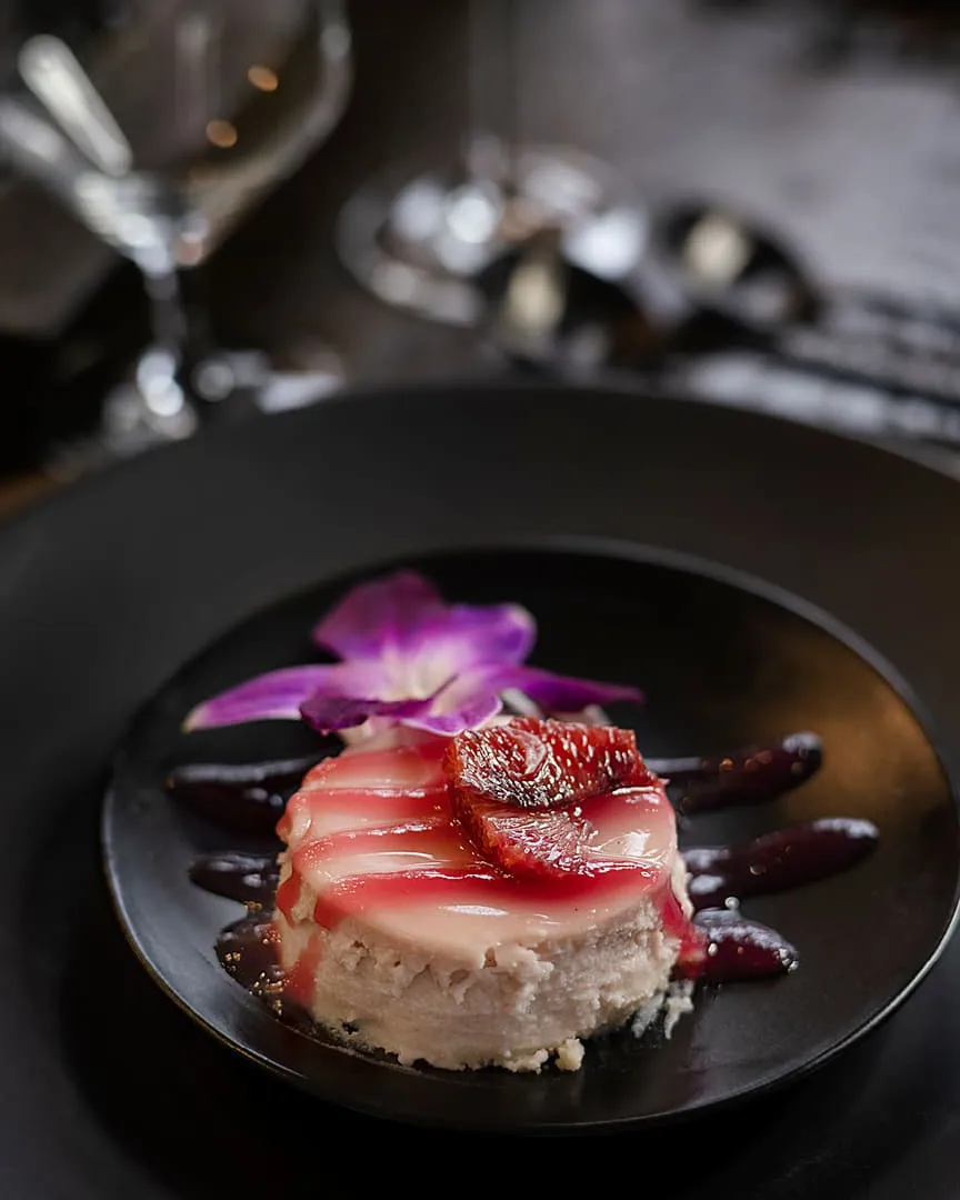 Strawberry Dessert on a plate