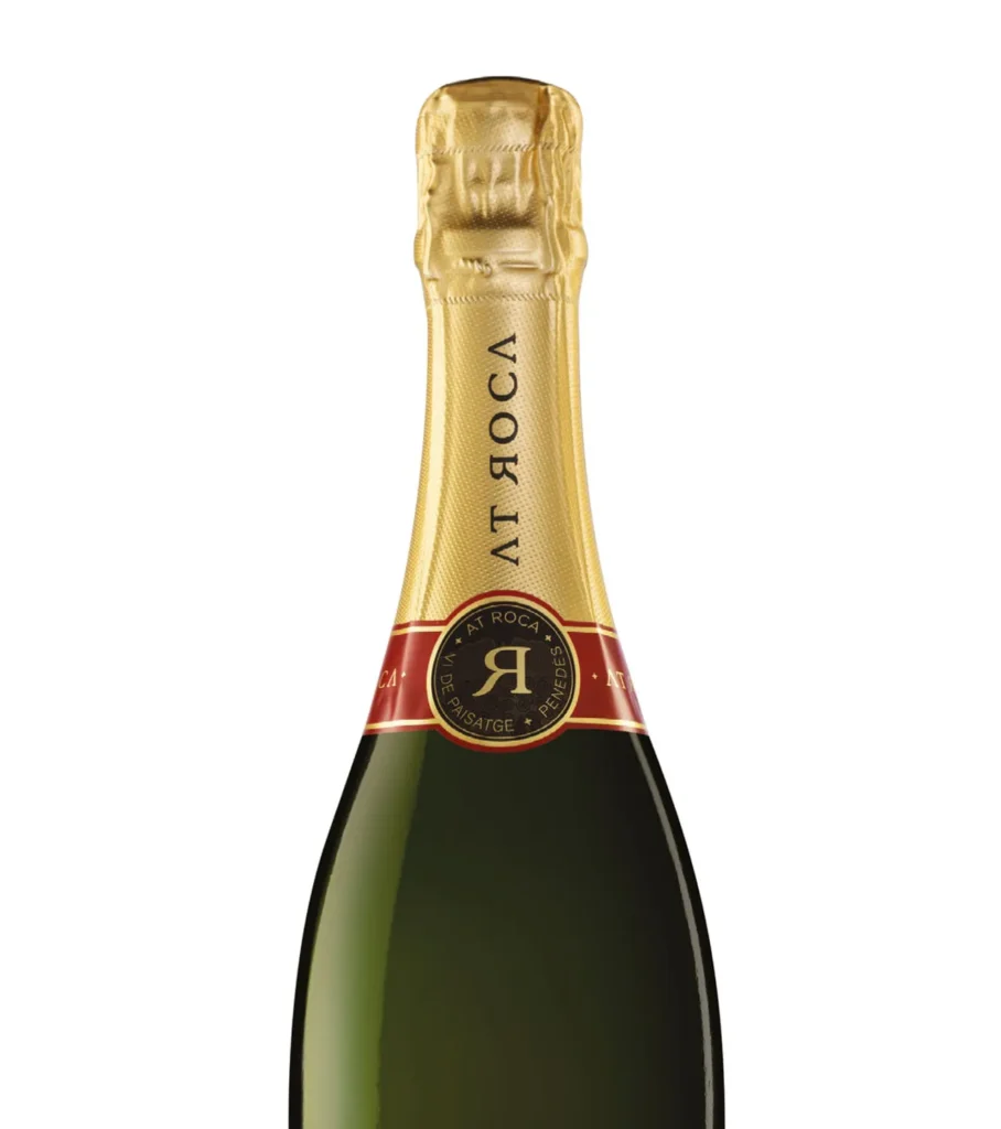 At Roca Reserva 2019 sparkling wine bottle
